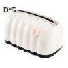 Cover Decorative With Box Tissue Pink Bow Large Capacity Automatic Lifting Spring Tissue Box Desktop Wipes Holder