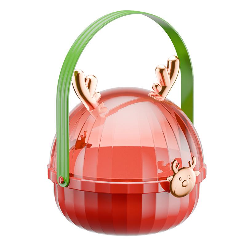 Christmas Apple Box Antlers Christmas Eve Christmas Fruit Gift Box Christmas Gift Wrapping Christmas Gift Box