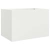 VidaXL Jardinière, Flower Box, Plant Pot, Flower Box, Raised Garden Planter for Patio Terrace, White 841602