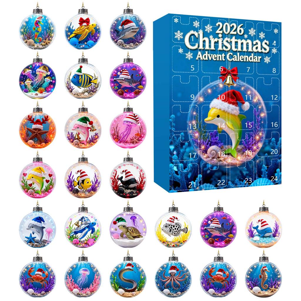 Animal Advent Calendar - 2D Pendant Charm