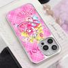 Sakura Uta Cure Idol Silver Plating Mobile Phone Case for iPhone 17 16 15 14 13 12 11 Air Pro Max Plus Colorful Cover
