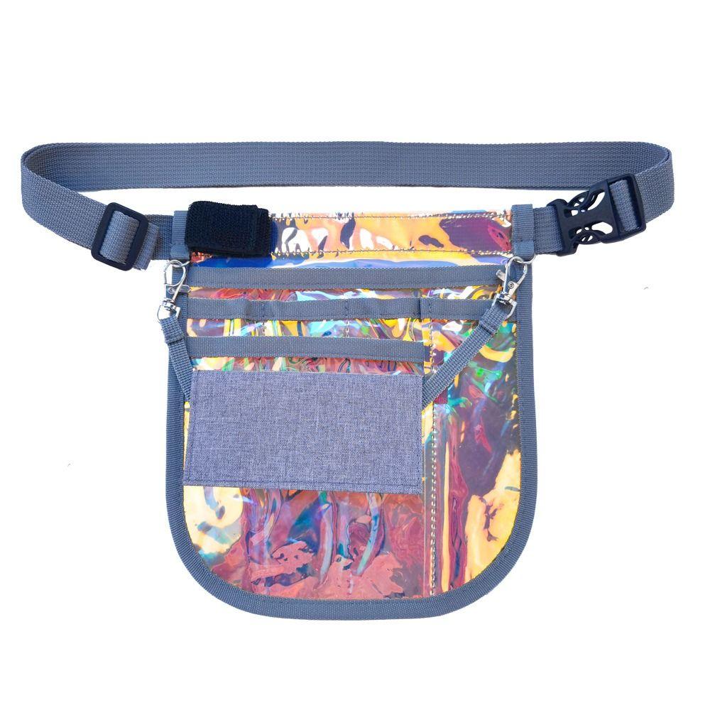 Multi-Compartment Nurse Fanny Pack Waterproof Nurse Organizer Belt PVC Nurse Pouch Case  Women
