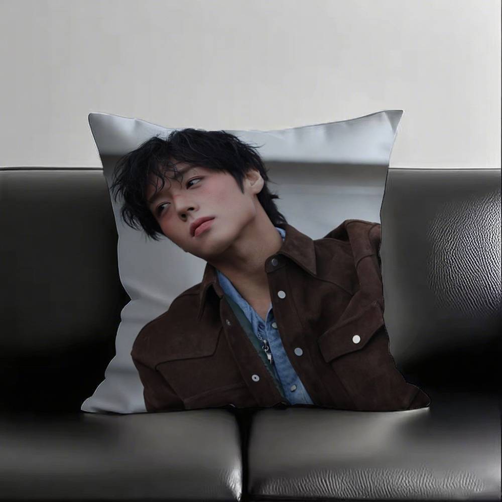 1 Stück W-Weak H-Hero P-Park J-Jihoon Kissenbezug Quadratisch Schlafzimmer Sofa Freizeit Komfort Kissen Auto Wohnzimmer Heimdekoration