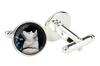 Akita, Akita Inu - cufflinks and tie with your photo, a suit decoration, men's jewelry from the Art-Dog brand.