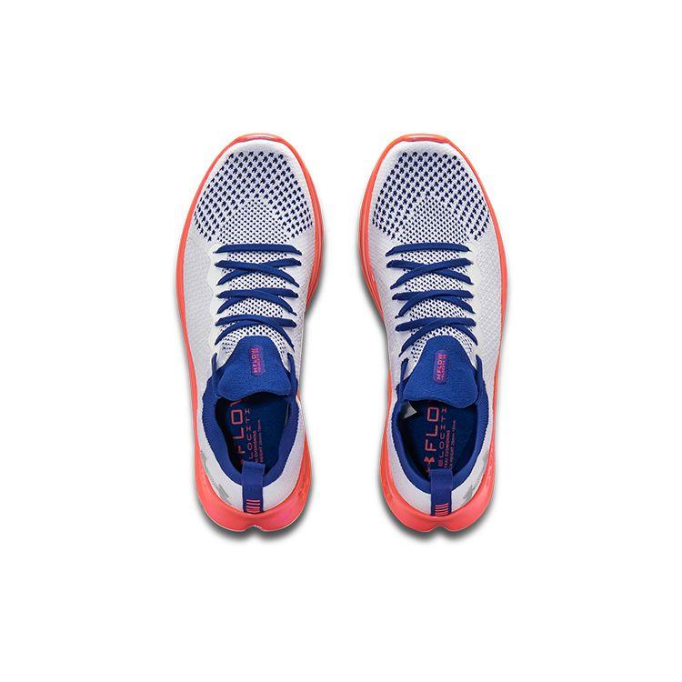 Under Armour Flow Velociti SE Lightweight Comfortable Fabric Low-Top Casual Running Shoes Women sneaker White Blue 3025711-105