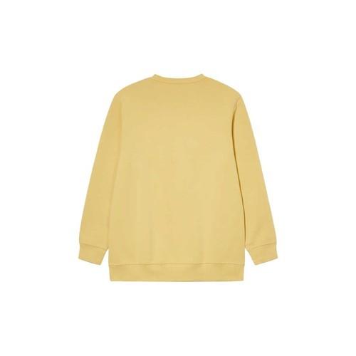 adidas Golf Apparel Series Crew Neck Long Sleeve Sweatshirt Unisex Yellow