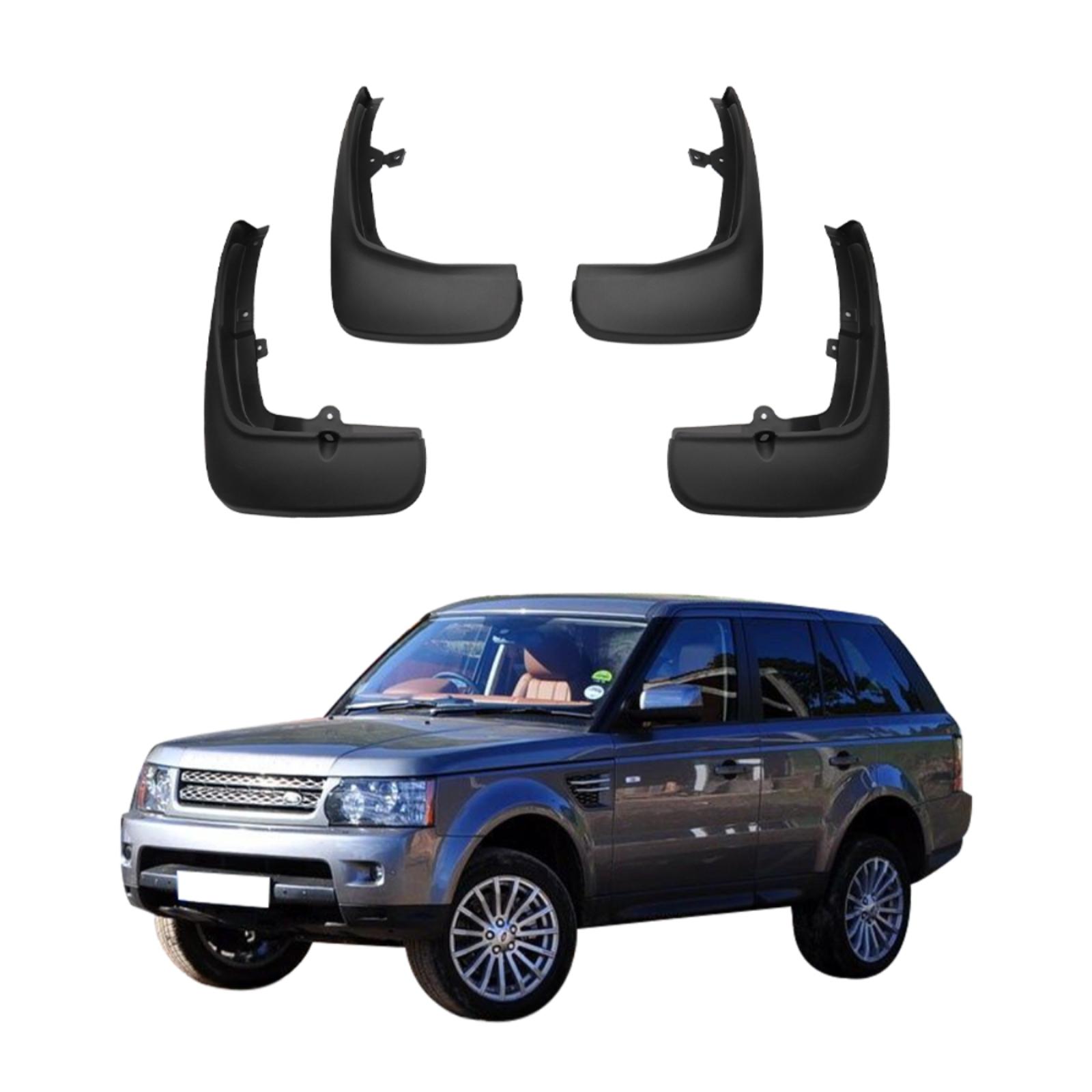 

4PCS Car Mud flaps Splash Guards Mudguards Car Mud Flaps Compatible with Range Rover sport 2005 2006 2007 2008 2009 2010 2011 2012 2013 LH-15 чёрный