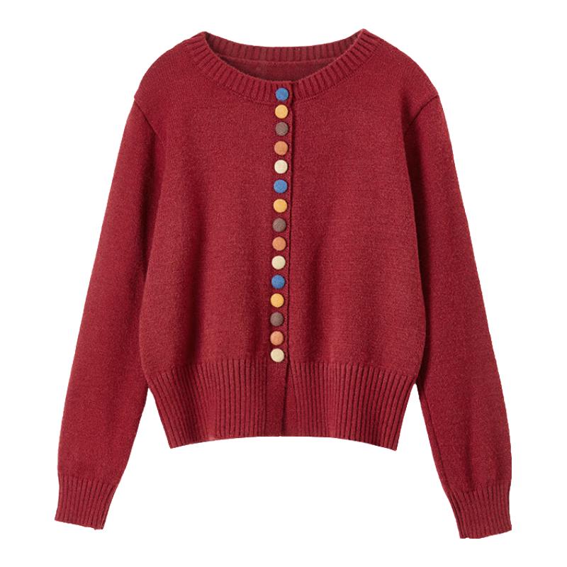 Shangdoubila Elegant Knit Cardigan for Women