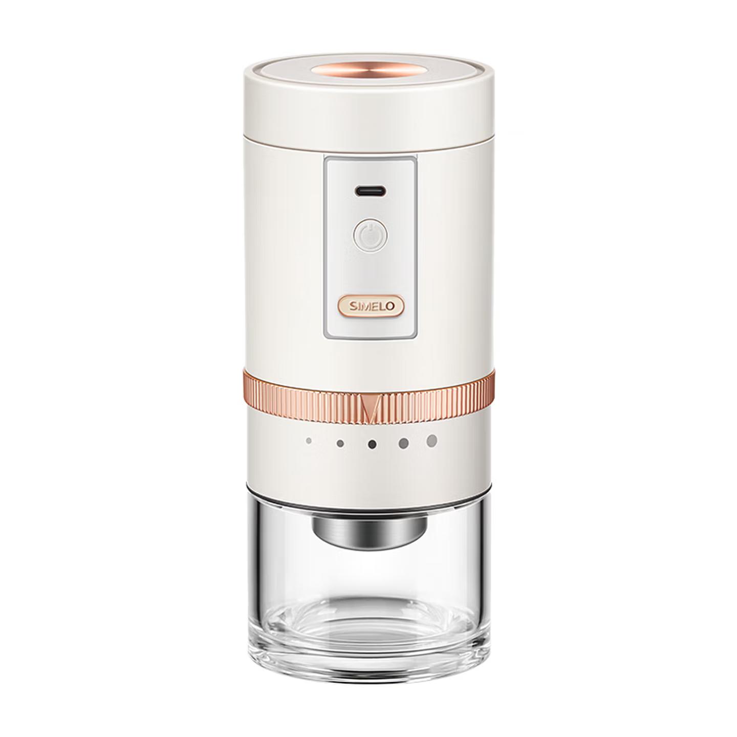 

SIMELO Electric Coffee Grinder, Home Automatic Portable Hand Grinder, PLUS Model