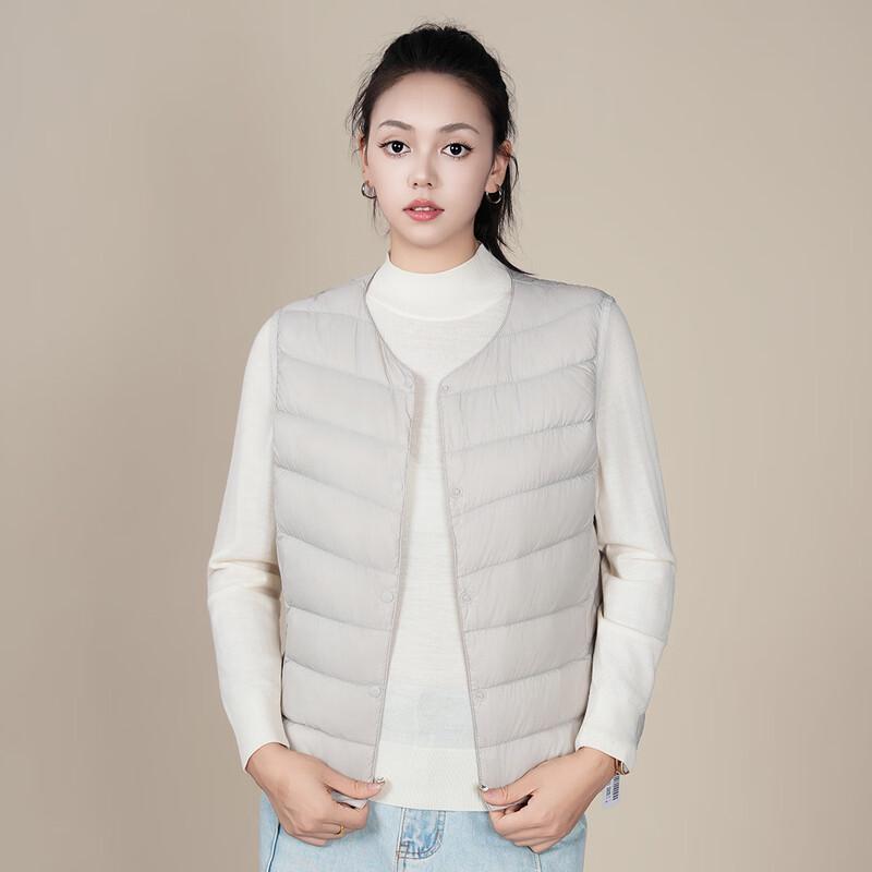 SNOWFLYING Women's Lightweight 90% Duck Down Vest