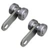 Double Bearing Sliding Door Wheels Heavy Duty for Smooth Effortless Operation Perfect for Sliding Doors and Steel Tracks