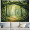 Enchanted Forest Tapestry: Serene, Majestic, and Mystically Beautiful Wall Art for a Nature-Inspired Decor Statement