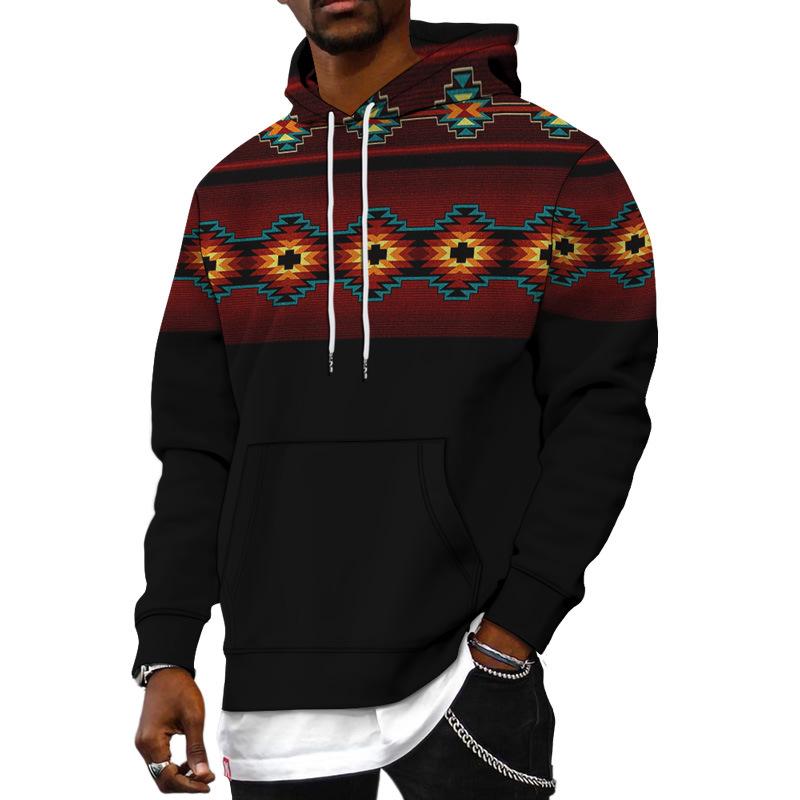 Новые толстовки с геометрической графикой Aztec с 3D-принтом для мужчин и женщин — фото 11
