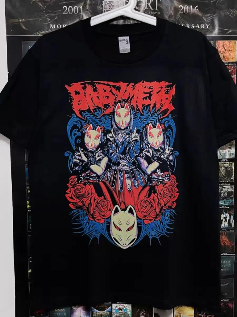 Babymetal Japan Band T Shirt Men Women's Hip-hop Rock Band Casual Short Sleeve Y2k Tees Tops Aesthetic Free Shipping 70906
