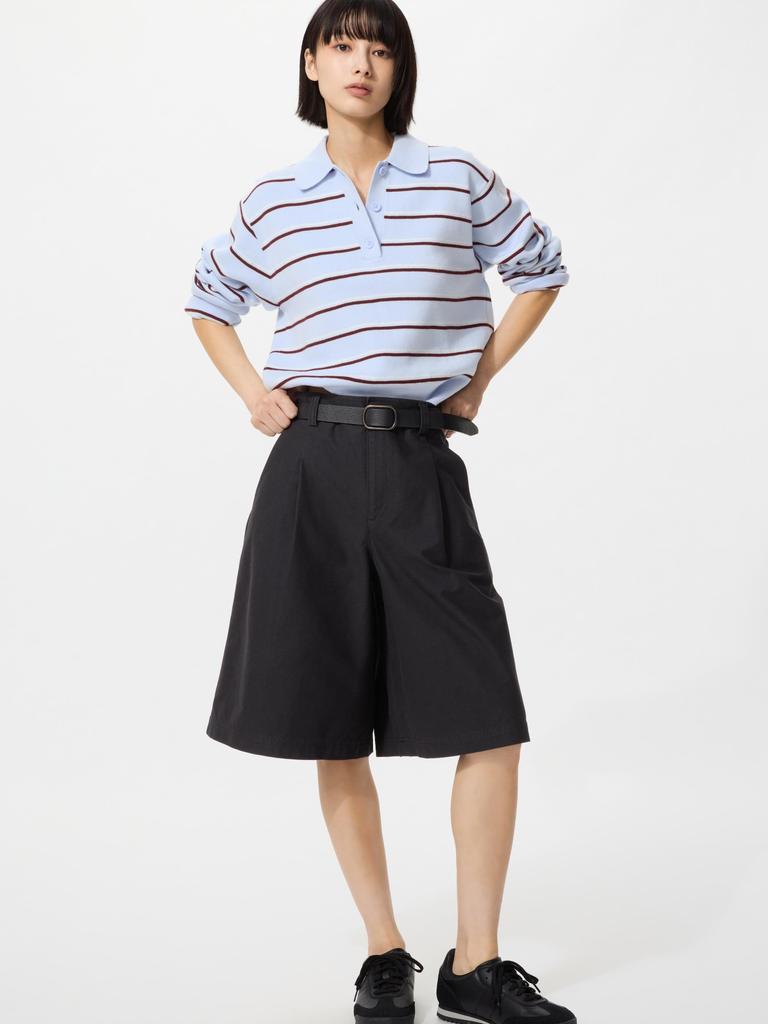 Uniqlo Japan Jersey Tuck Half Pants