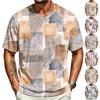 Men's Casual V-Neck Short Sleeve T-Shirt Lightweight Breathable