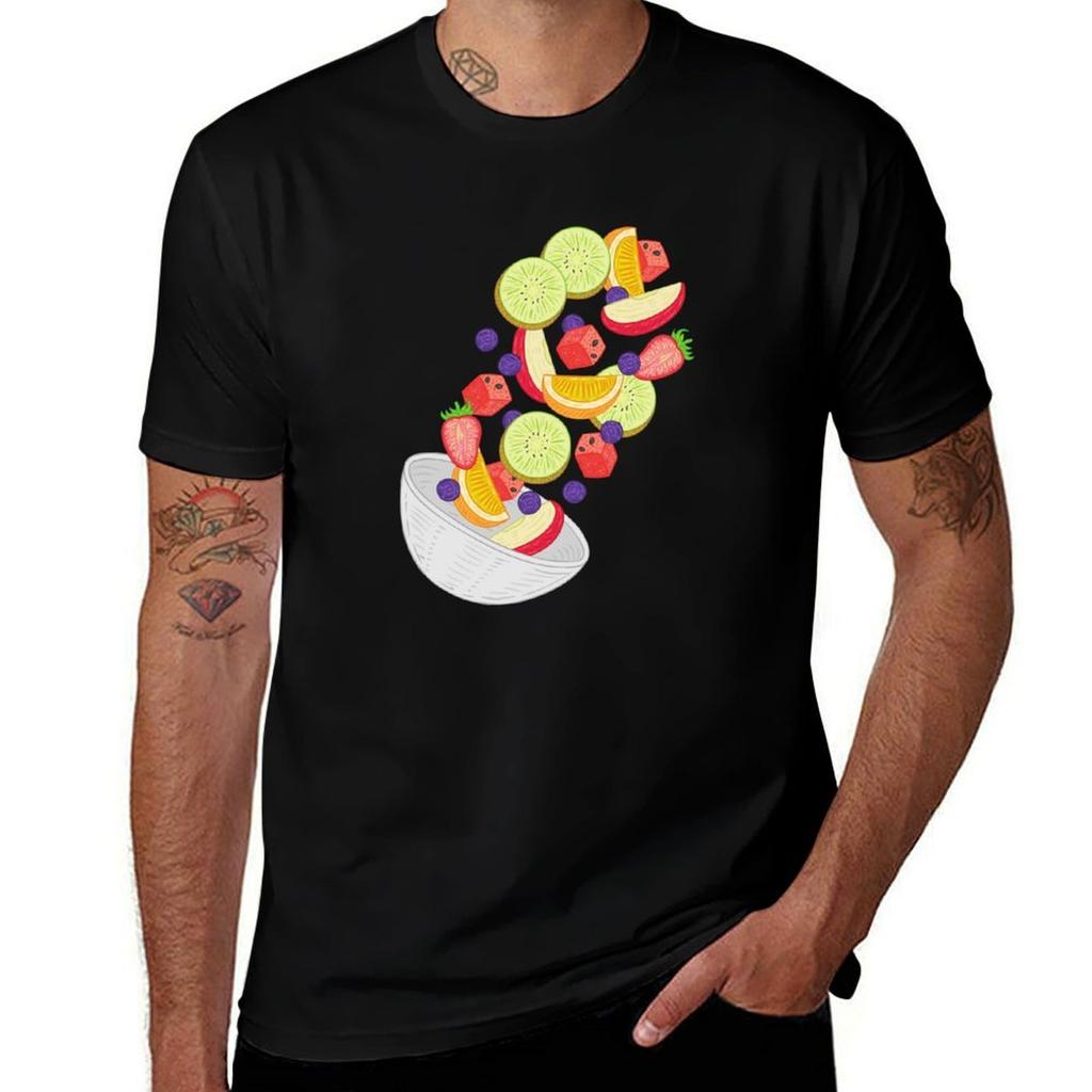 Fruit Salad Tshirt Functional Casual Short Sleeve Tee