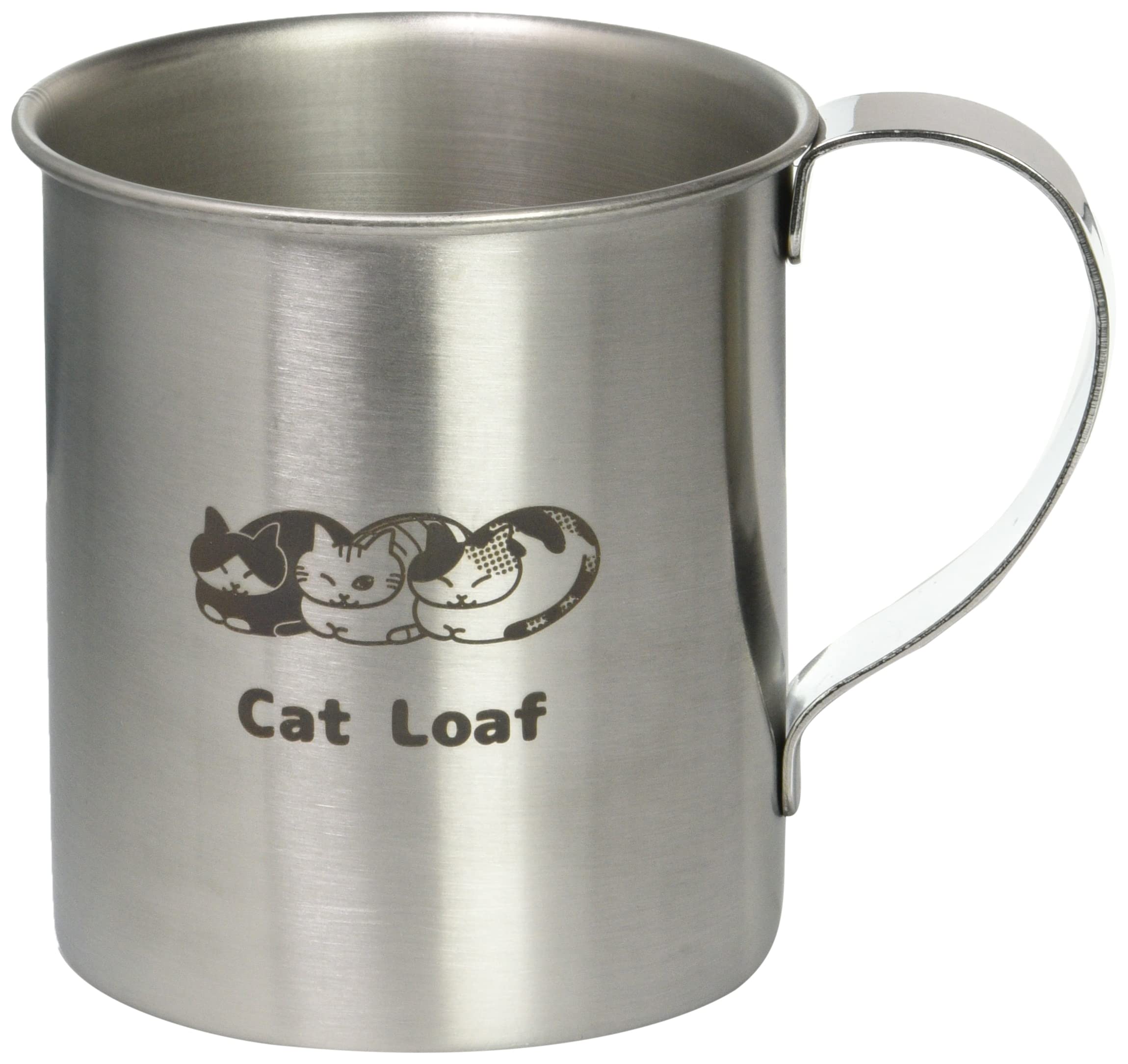

Rise Cat Loaf Stainless Steel Mug Friends N10037 Size Approx. W7.5 D10.3 H8.1