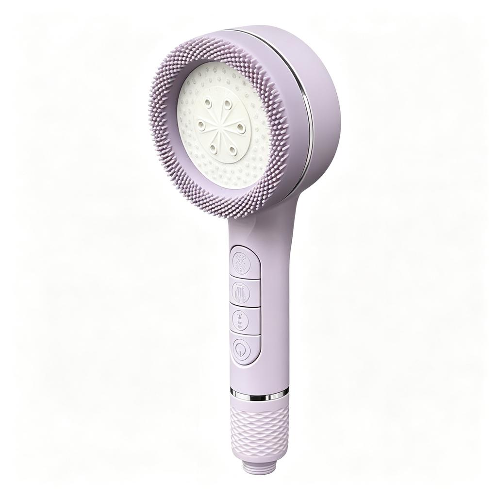 1 Pc Home SPA Handheld Filter Shower Head with Multi-Function Massage Design, 4 Adjustable Powerful Water Curtain Sprays