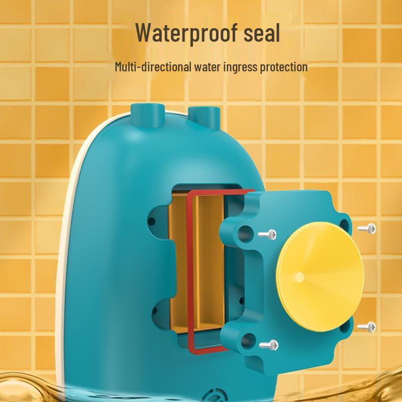 Pirate Duck 4-in-1 Children's Bath Toy: Electric Spraying Shower Head for Fun Parent-Child Bath Time