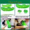 Q Monster Gummi-Haustier-Puzzle-Futterspender für Hunde mit befüllbarem Futterspender für langsames Fressen Training
