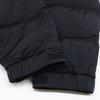 MONCLER PALLARDY/Paradise Back Logo Bi-Color Hooded Down Jacket 1 blackUsed