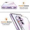 Coque pour Samsung Galaxy A36 avec 2 Verres Trempés, Protection 4 Coins Renforcés Silicone Transparent