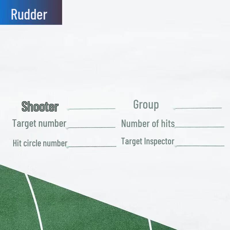 Militärgrünes Schießscheibenpapier