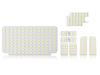 200 Series Hiace Super GL and 8th Generation LED Room Lamp Kit with License Plate Lamp 4th, 5th, 6th, 7th, (White)
