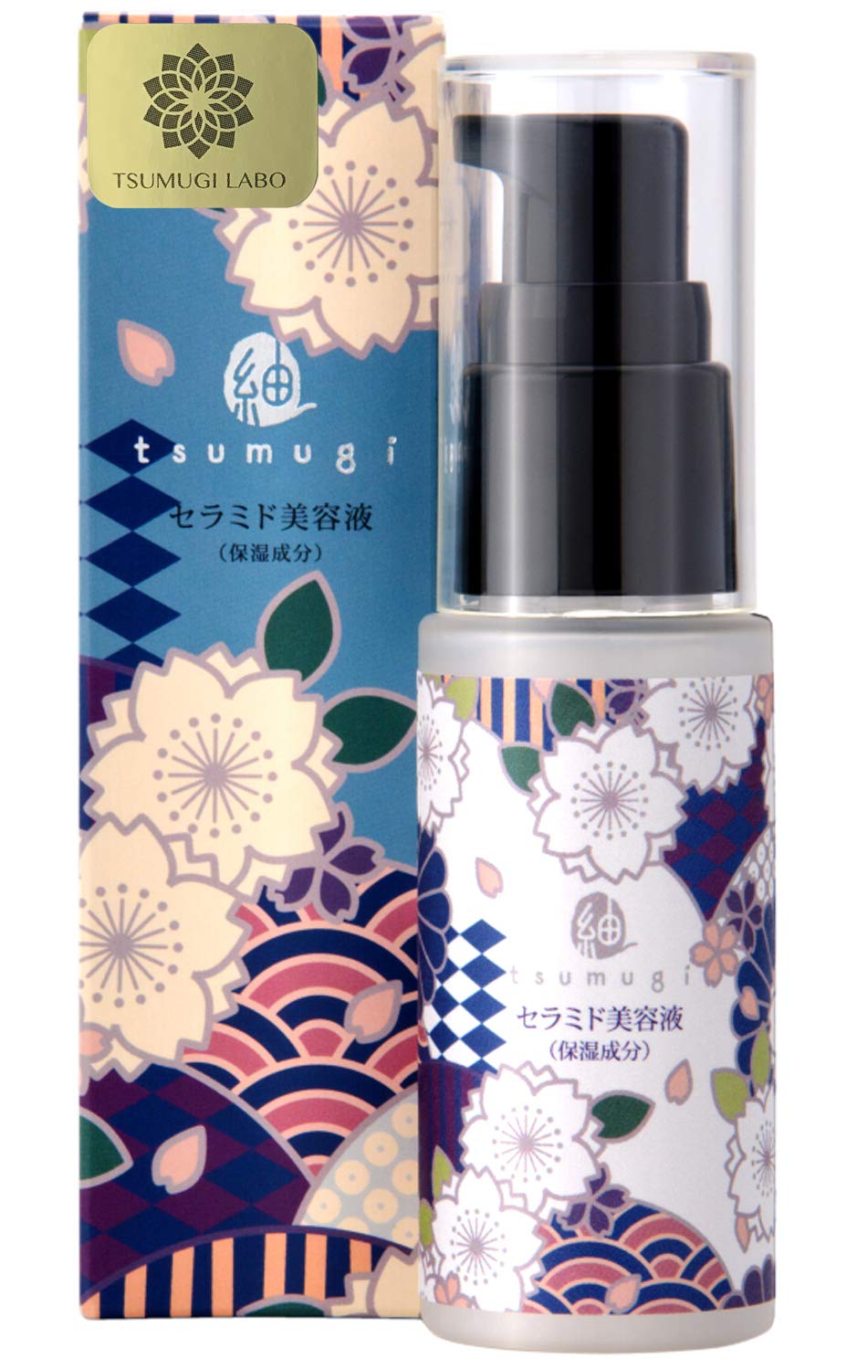 

Tsumugi Labo Human Ceramide Penetrating Nighttime Sensitive Exfoliating Serum, 30ml, Serum, Use, Moisturizing, Skin, Additive-Free,