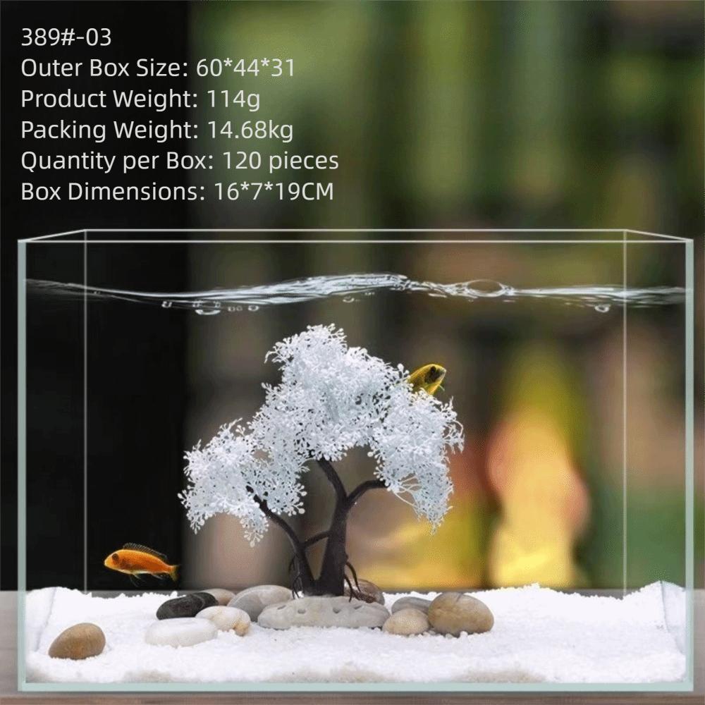 New Realistic Aquarium Fish Tank Decoration Creative Beautiful Aquarium Ornament Fish Tank Decor Pet Fish Habitat