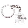 Friendship Text Tags Letter Keychain for Men Handmade Korean Style Party Favor Bohemian Vacation Charm