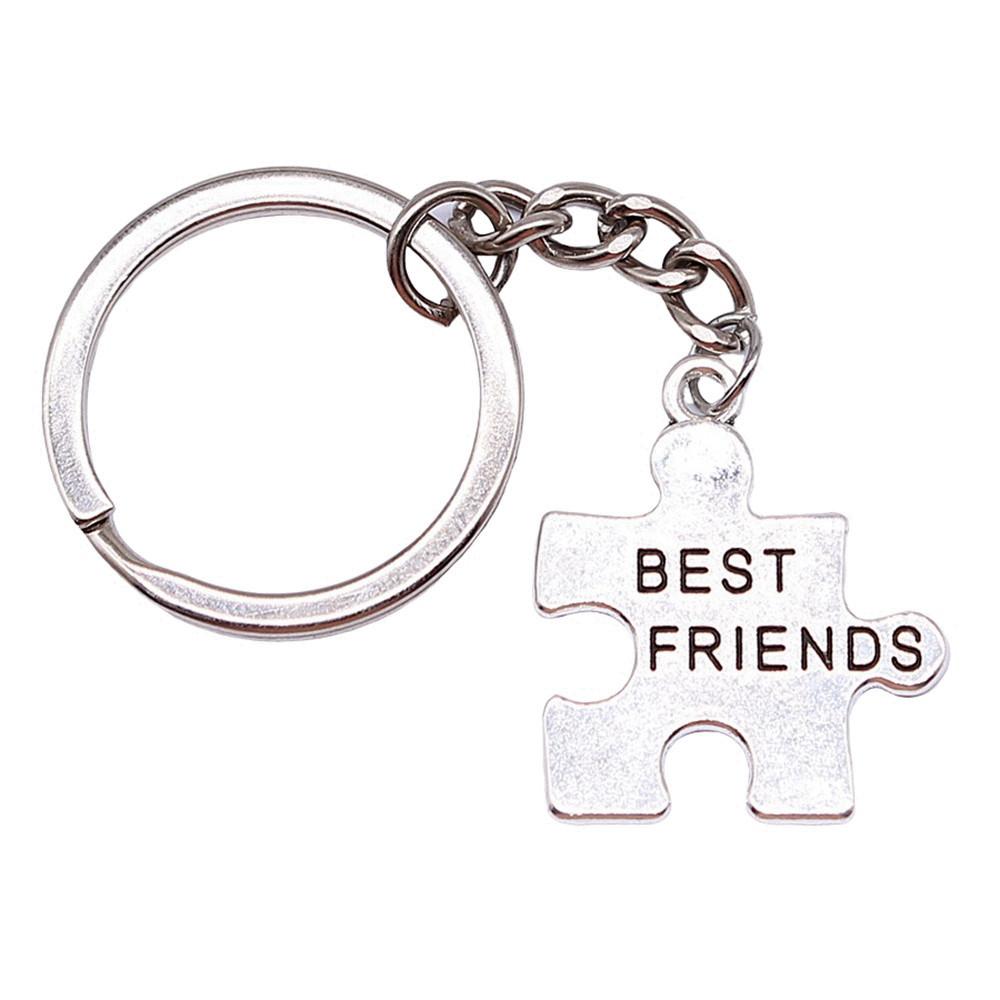 Friendship Text Tags Letter Keychain for Men Handmade Korean Style Party Favor Bohemian Vacation Charm