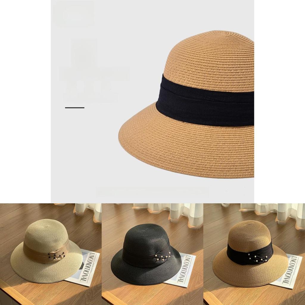 Summer Straw Sun Hat With Wide Brim For Women Sun Protection And Fashion Outdoor Accessory