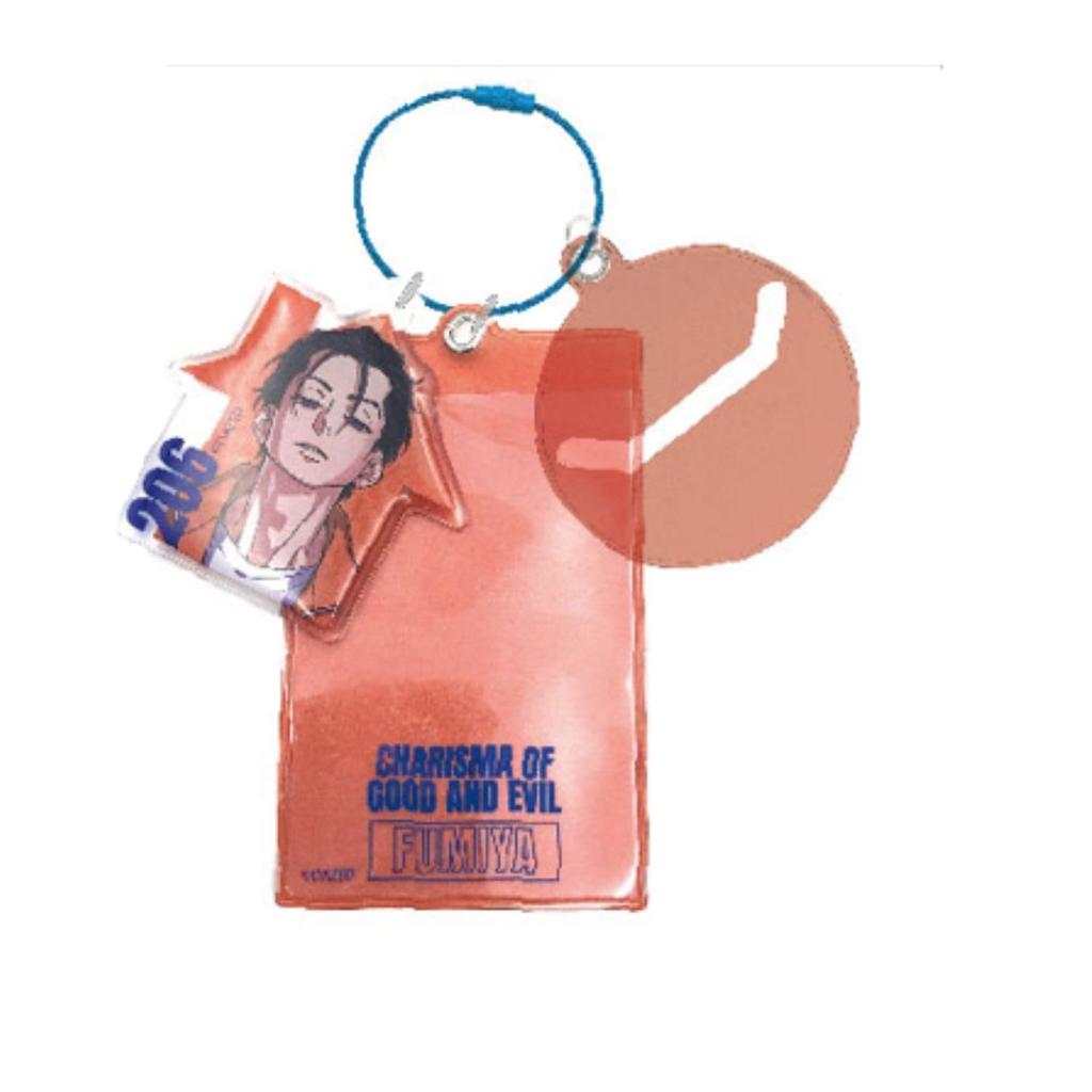 Marimo Craft Superhuman Share House Charisma Cheki Storage Badge Holder Fumiya Ito Cheki W60xH100mm Tin W63xH71mm & Storage Badge Acrylic