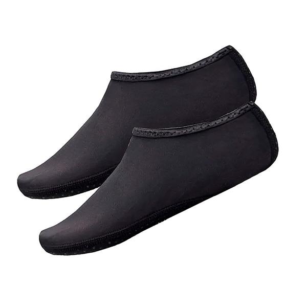 Water Shoes Non-Slip Quick-Dry Beach Shoes Black 38-41 Soft Comfortable Protect Feet from Sand Pebbles Shells Easy On Off