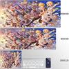 Genshin Impact Anime Kawaii Mouse Pad Large Gaming Mousepad Rubber Mat Deskmat Pc Accessories Desk Protector Gamer Keyboard Pads