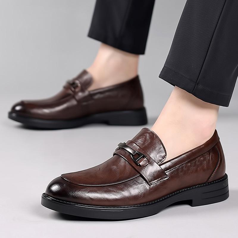 Fashion Men's Formal Loafers Classic Retro Design Style Leisure Business Outdoor Party Daily Office Adult Elegant Quality Leather Shoes