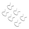 Left Horseshoe Clips Plastic Right Sliver Zinc Plated 2288