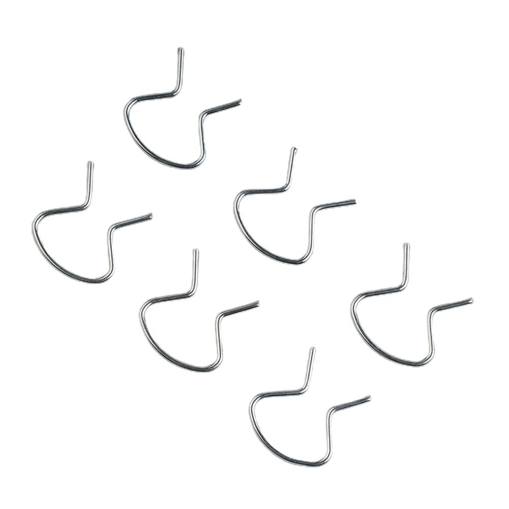 Left Horseshoe Clips Plastic Right Sliver Zinc Plated 2288