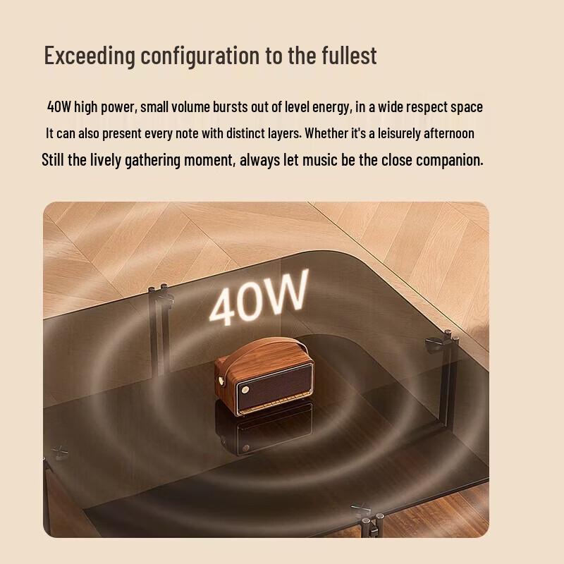 EDIFIER M285 Portable Retro Bluetooth Speaker CN plug (adapter included)