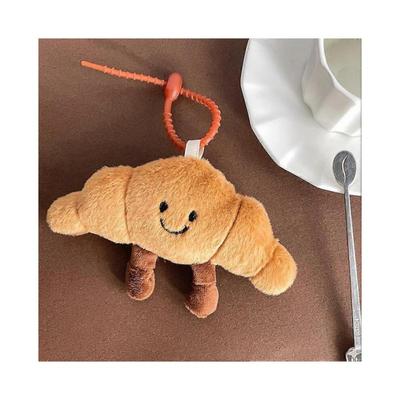 Croissant Schlüsselanhänger Anhänger, Niedlicher Taschenanhänger Kreatives Geschenk