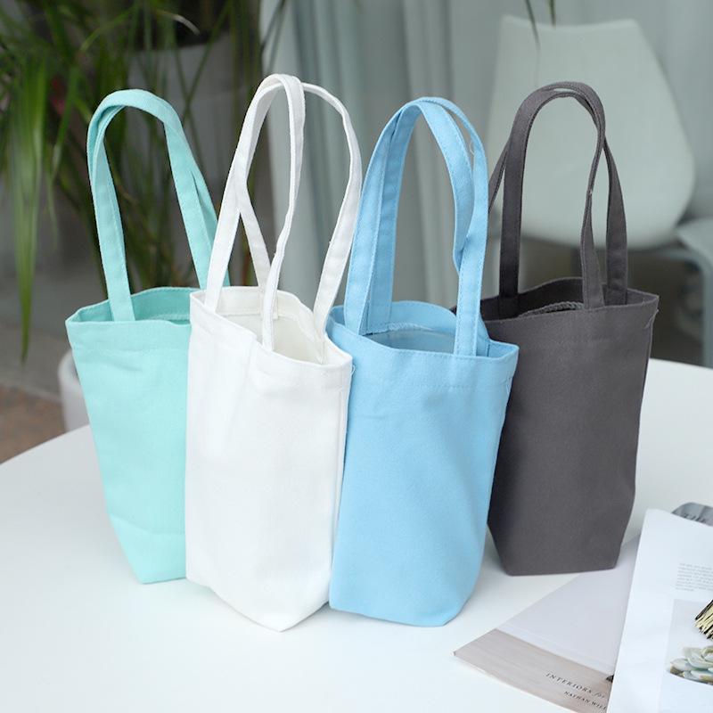 Portable Canvas Teacup Carrier & Umbrella Sleeve