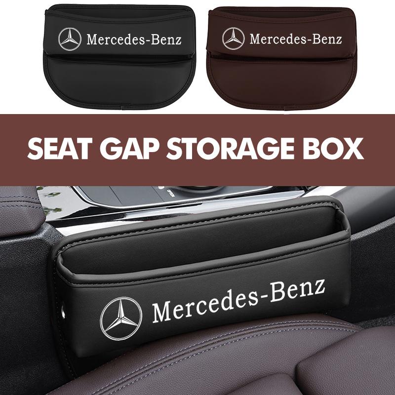 Wlfx3 For Benz Car Seat Gap Storage Box Leather Storage Pocket Keys Card Phone Holder Accessories CLS SLK Sport ML C200 C260 C300 W205