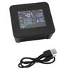 9 in 1 Indoor Air Quality Monitor PM2.5 PM10 PM1.0 CO2 HCHO TVOC Temperature Humidity Time Display Air Quality Tester