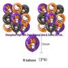 Sanrio Halloween Birthday Scene Decorations: Cake Toppers, Spiral Flags, Balloons