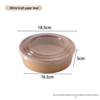 Disposable Round Wheat Straw Bowls (<500ml)