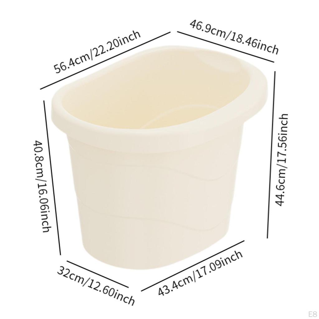 Baby Bath Bucket Tub Comfortable Thickened Sitting Up Shower Basin Bathroom