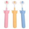3Pcs 3 Sided Toddler Toothbrush Gentle Soft Bristles Kids Toothbrush Autism Sensory Toothbrush for 2 to 12 Years Old Children