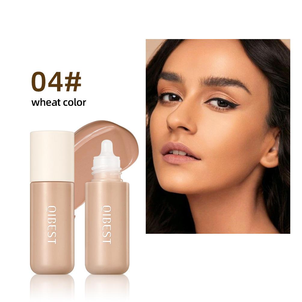 Liquid Foundation Oil-controlling Concealer Long-lasting Makeup, Waterproof for Dry Skin and Oily Skin, Foundation Cream Makeup